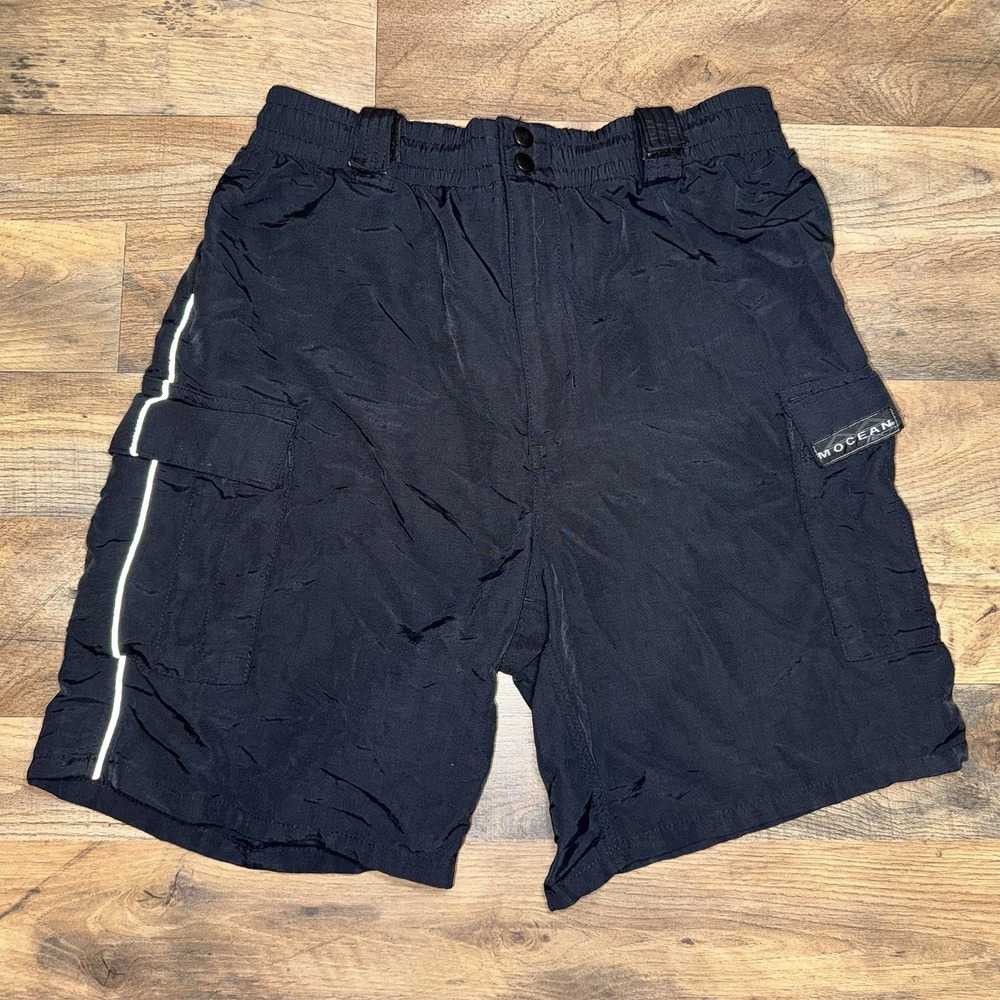 MOCEAN TECH NYLON PATROL SHORTS 1080 BLACK  MEDIUM REG